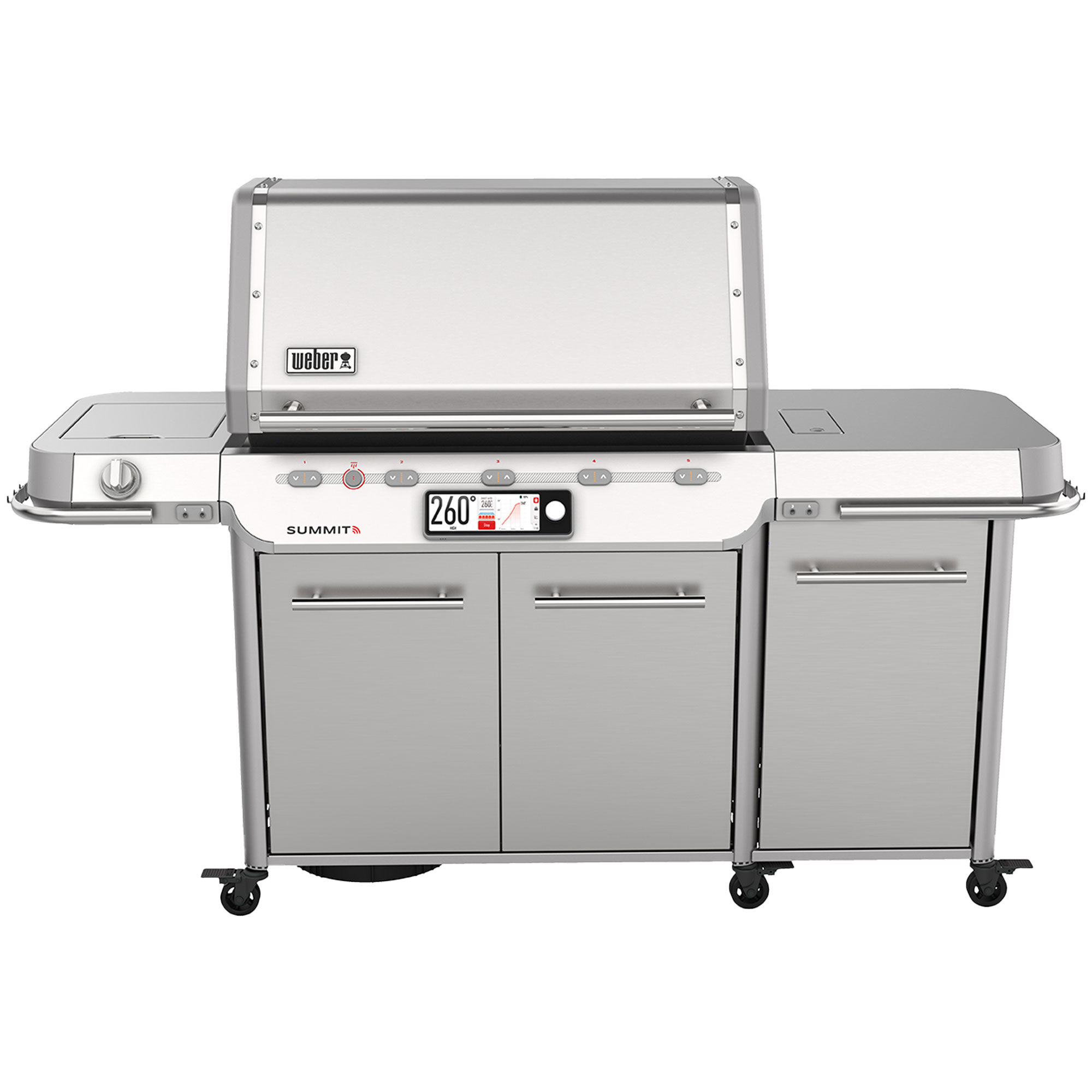 Weber Summit Fs38x   Gasgrill  Rustfrit Stål