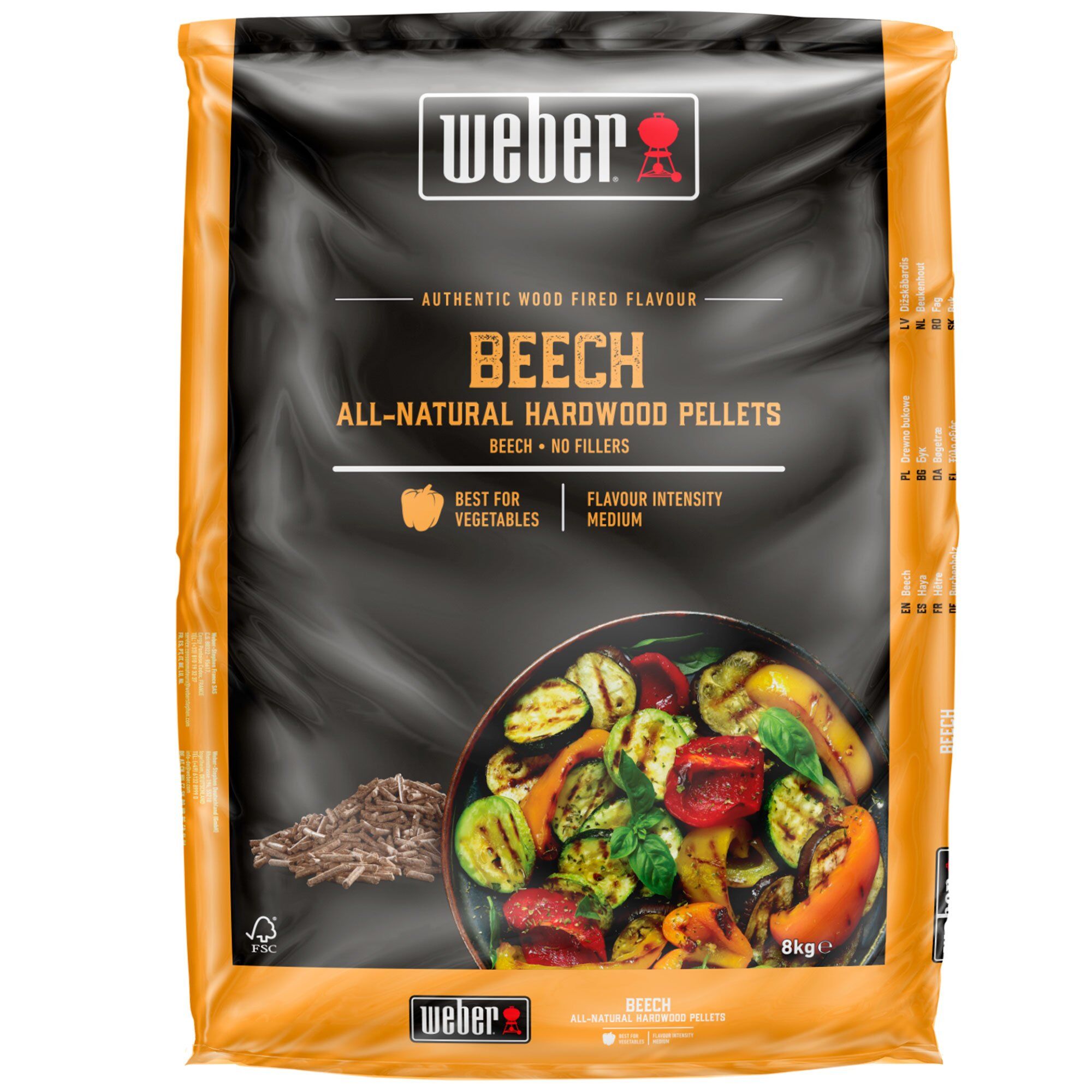 Weber Træpiller   Bøgetræ   Kg
