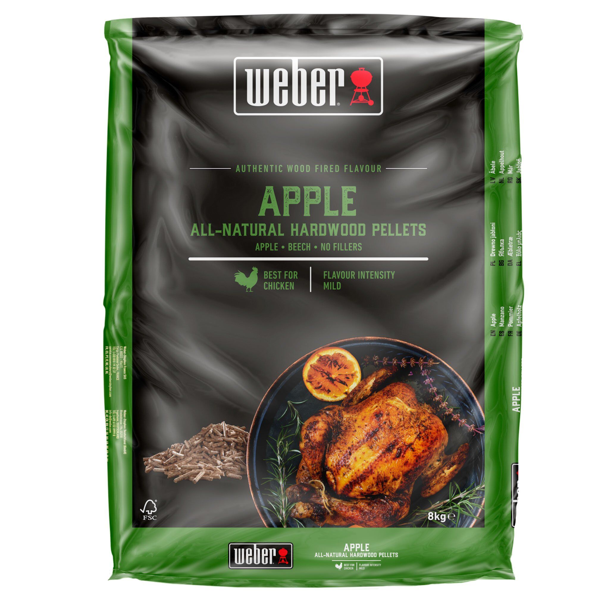 Weber Træpiller   æbletræ   Kg