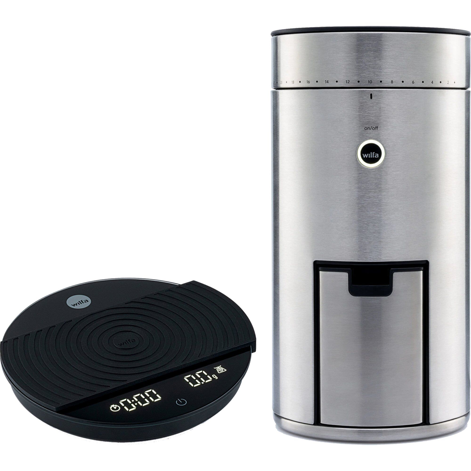 Wilfa Kaffekværn Wsfb-100s Med Vægt Ks1b-t2
