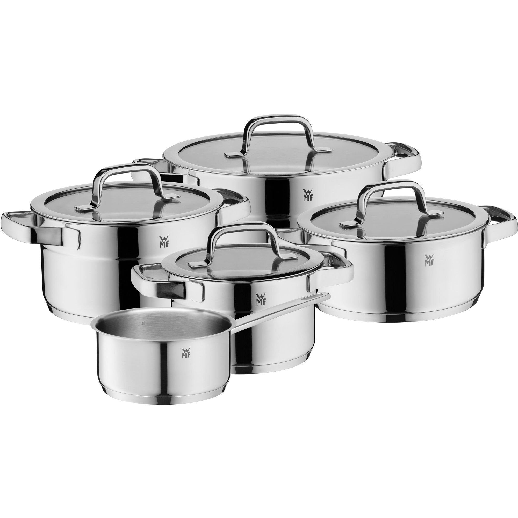 Wmf Compact Cuisine Grydesæt    Dele Inkl    Glaslåg