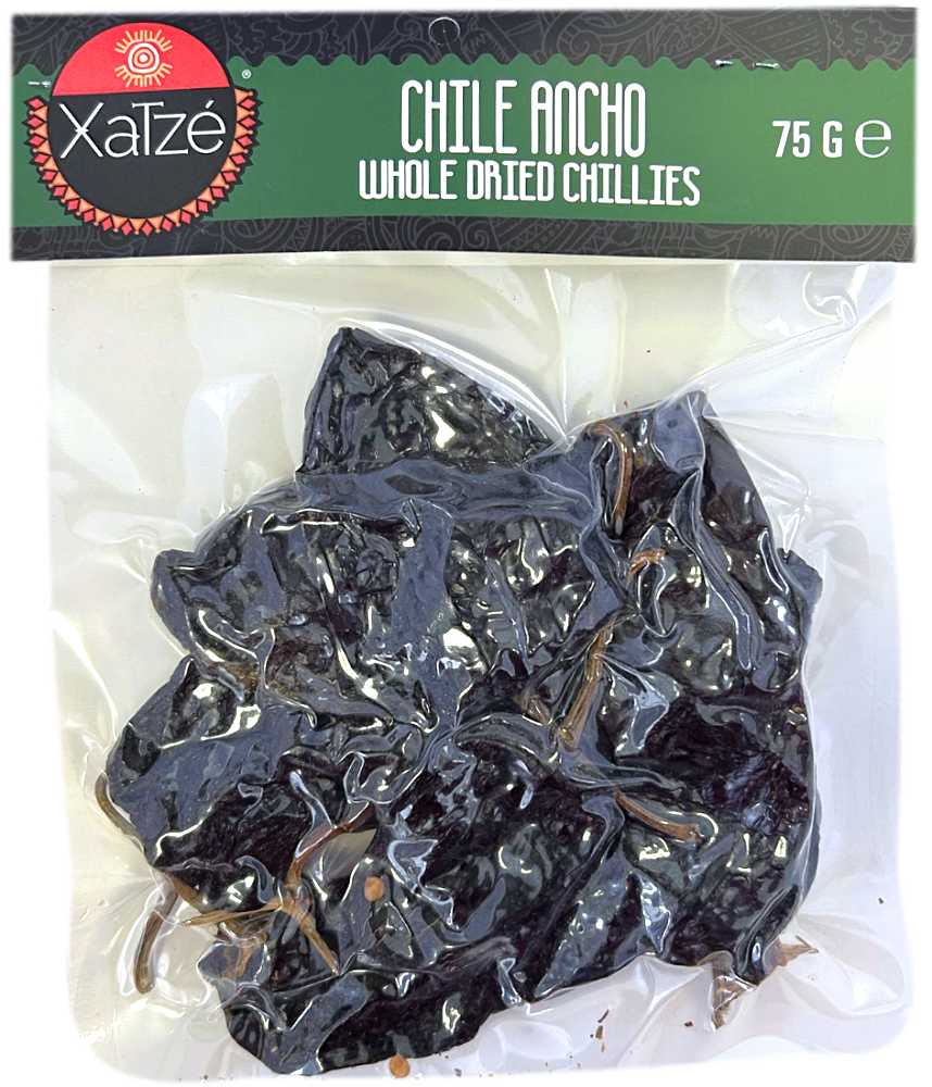 Xatze Tørrede Ancho Chilier Hele 75
