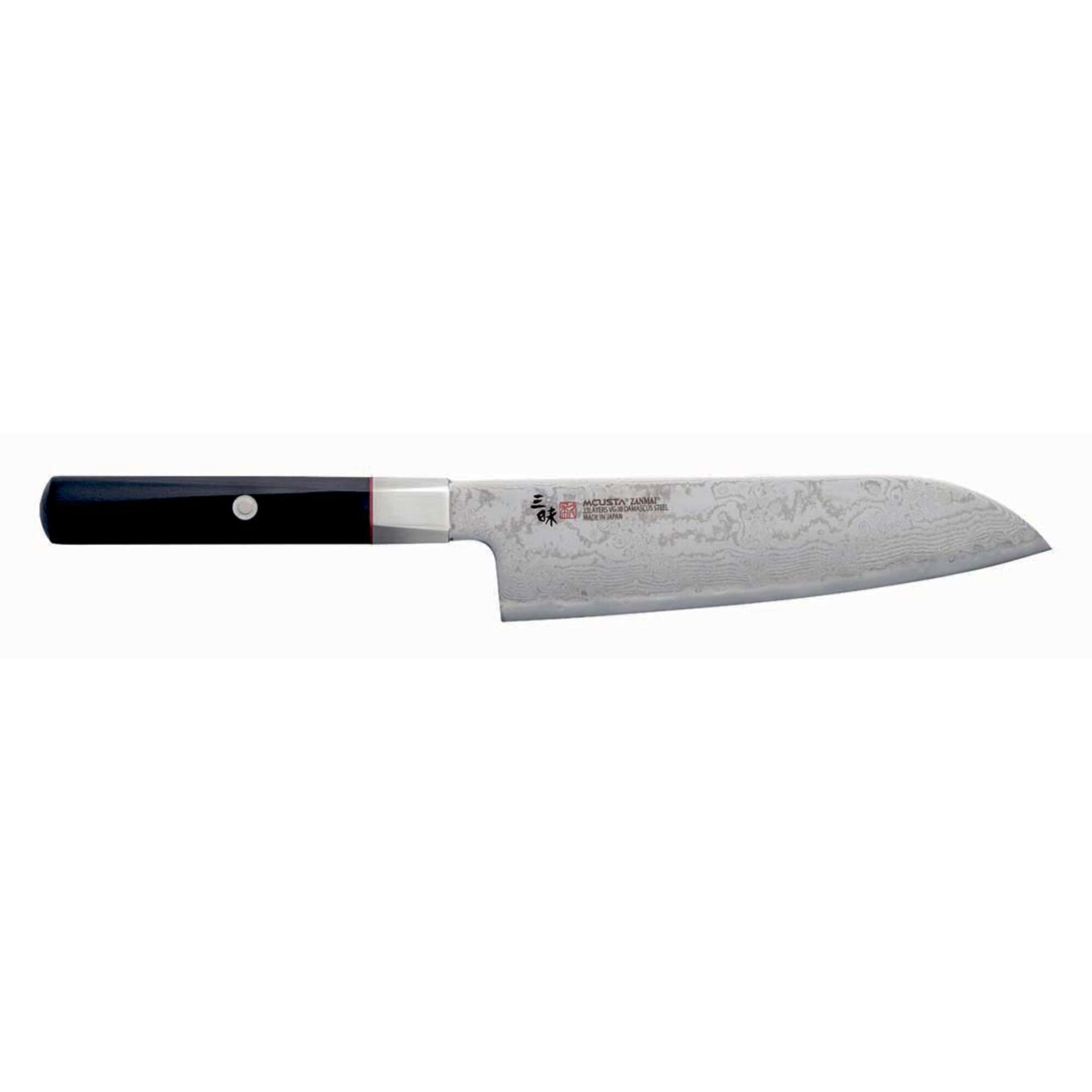 Zanmai Splash Hybrid Damaskus Santoku 18 Cm