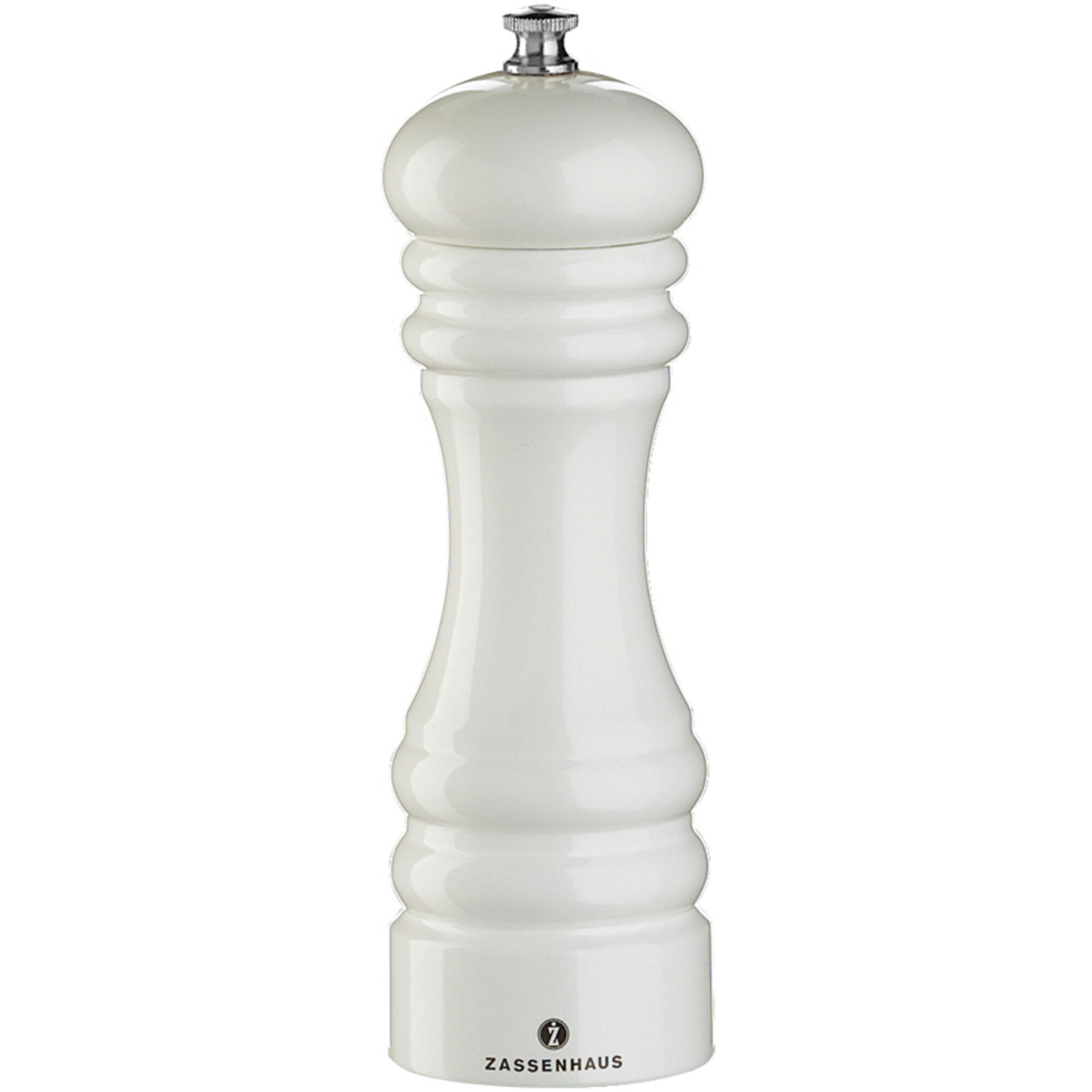Zassenhaus Berlin Peberkværn 18 Cm  Hvid Blank