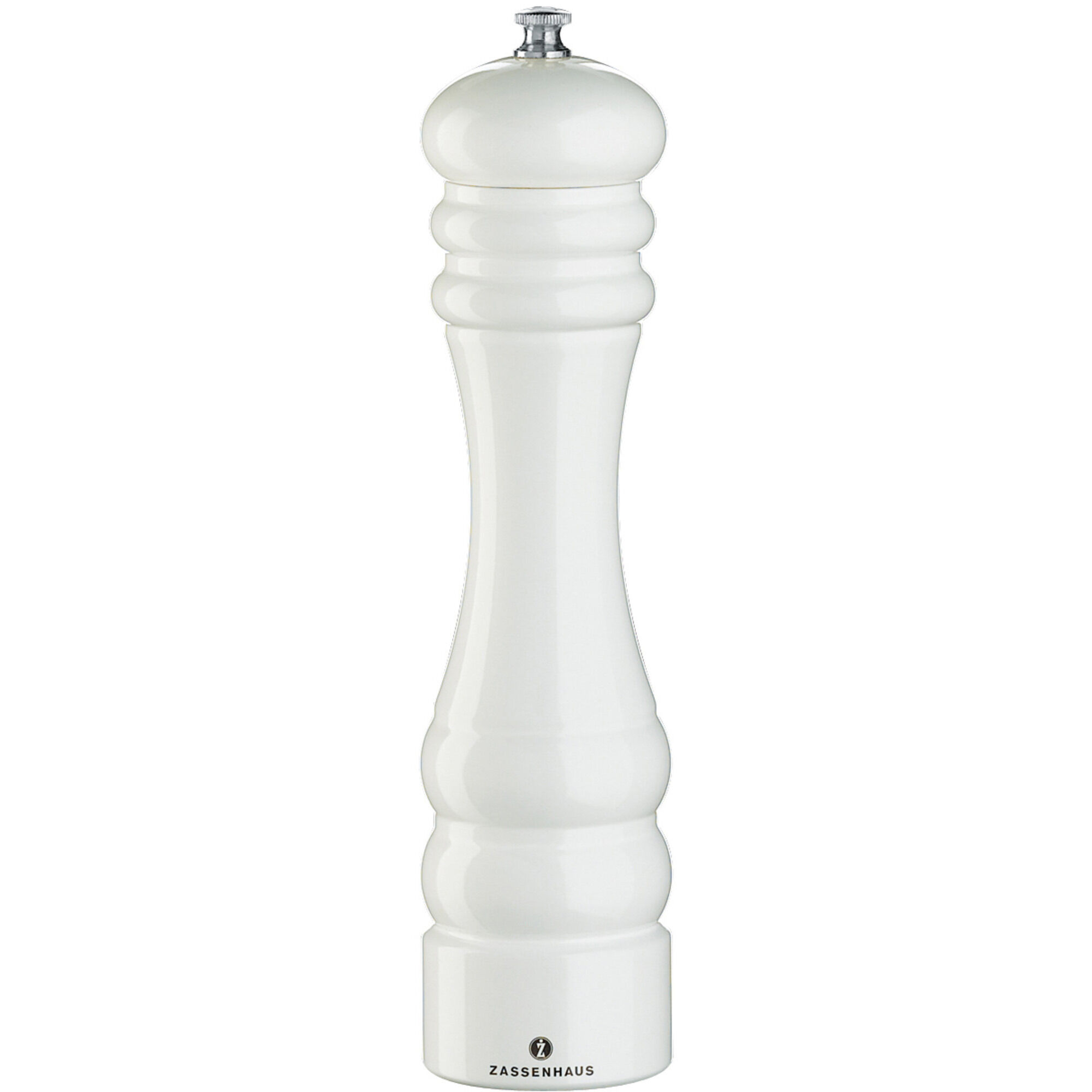 Zassenhaus Berlin Peberkværn 24 Cm  Hvid Blank