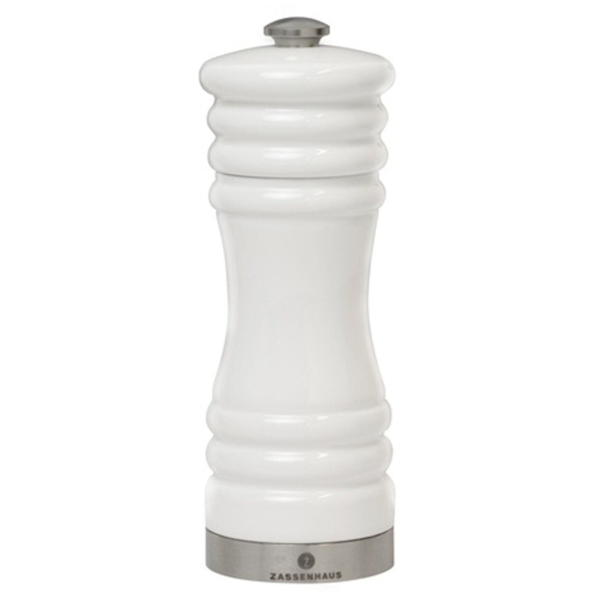 Zassenhaus Munchen Kværn Hvid Blank 15 Cm