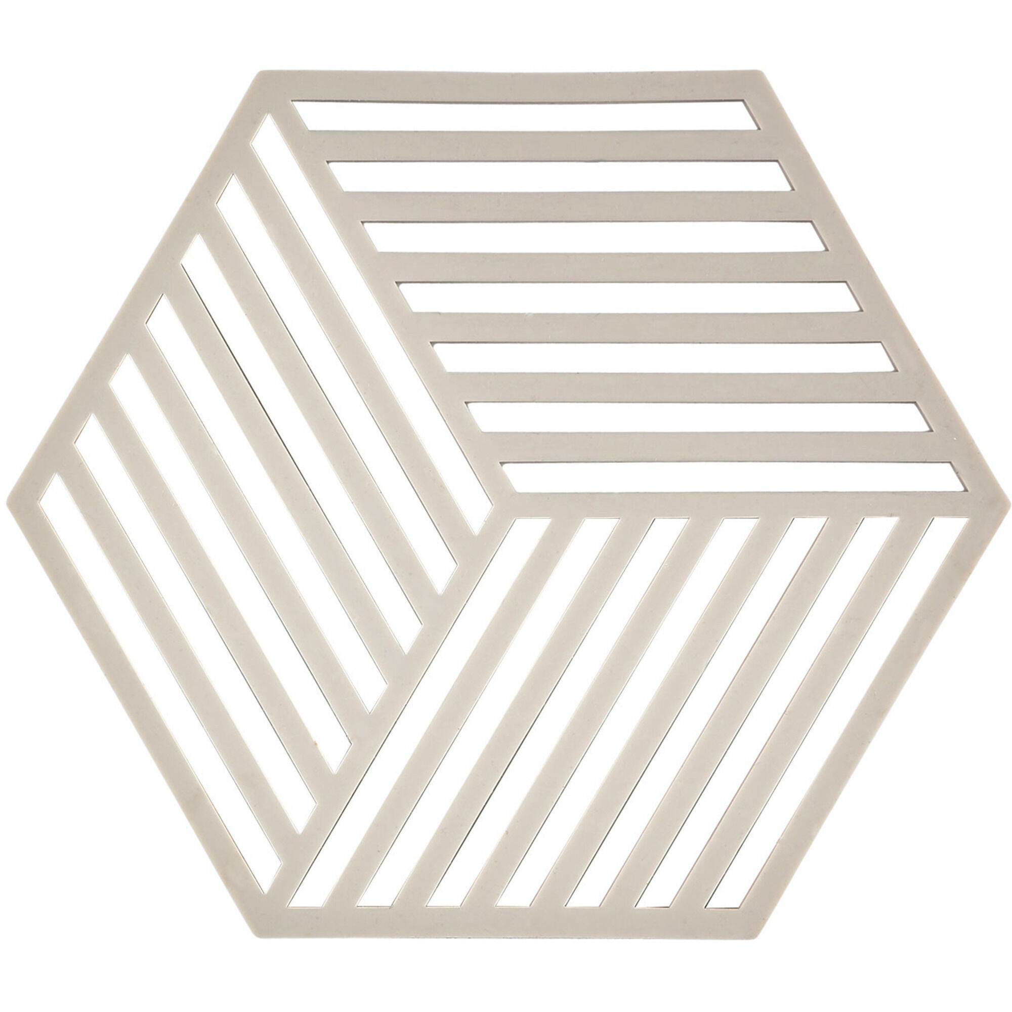 Zone Hexagon Bordskåner  Varm Grå