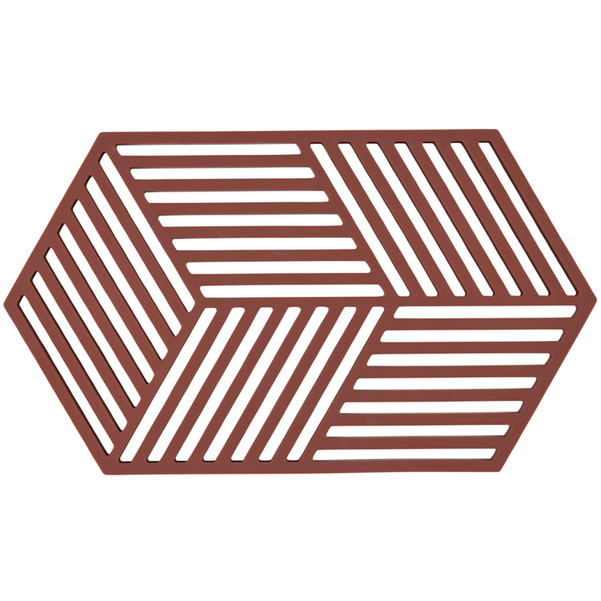 Zone Hexagon Grydeunderlag 24 Cm  Bordeaux