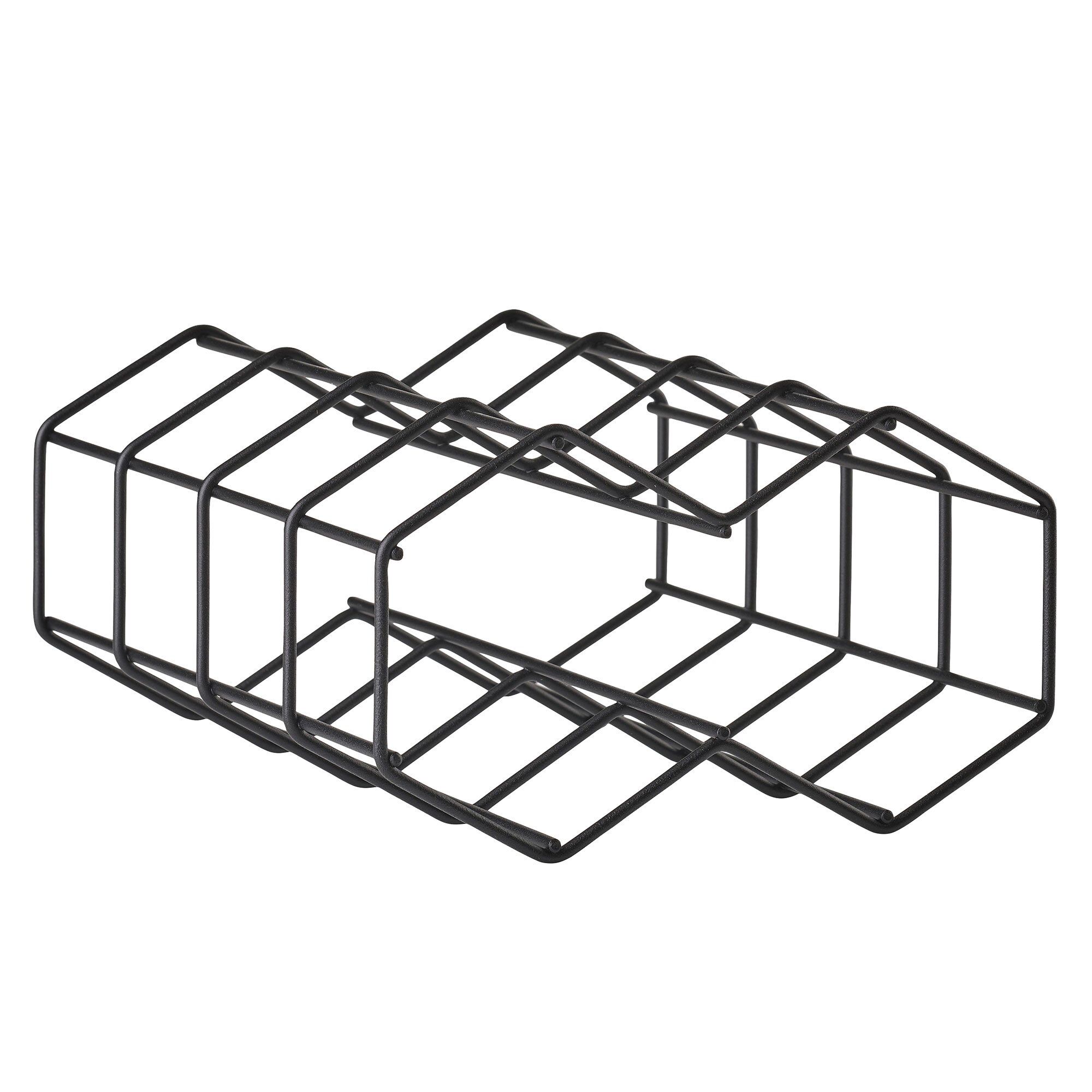 Zone Rocks Vinholder 19   Cm  Sort