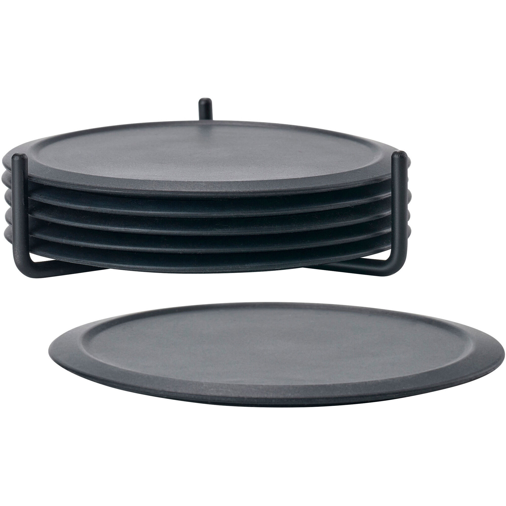 Zone Singles Glasbrikker Med Holder  Sort