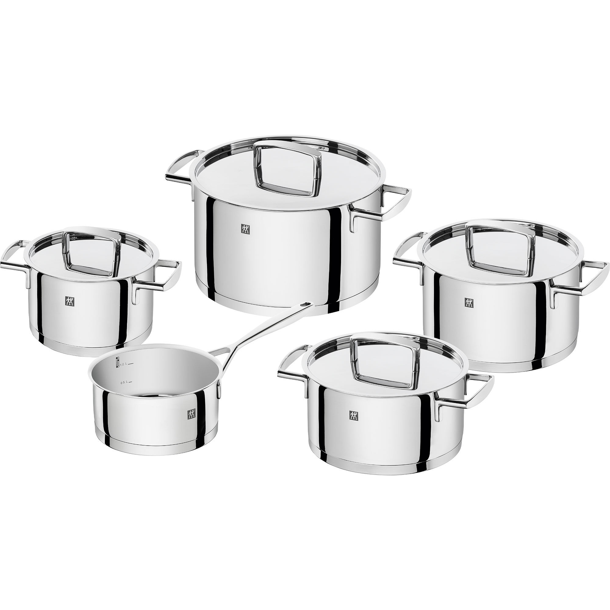 Zwilling Passion Gryde- Og Pandesæt   Dele     Låg  Rustfrit Stål