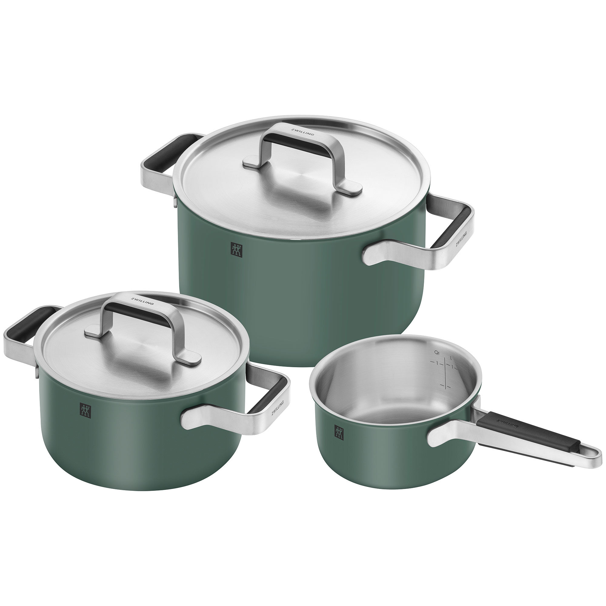 Zwilling Pure Grydesæt   Dele     Låg  Rustfrit Stål  Grøn