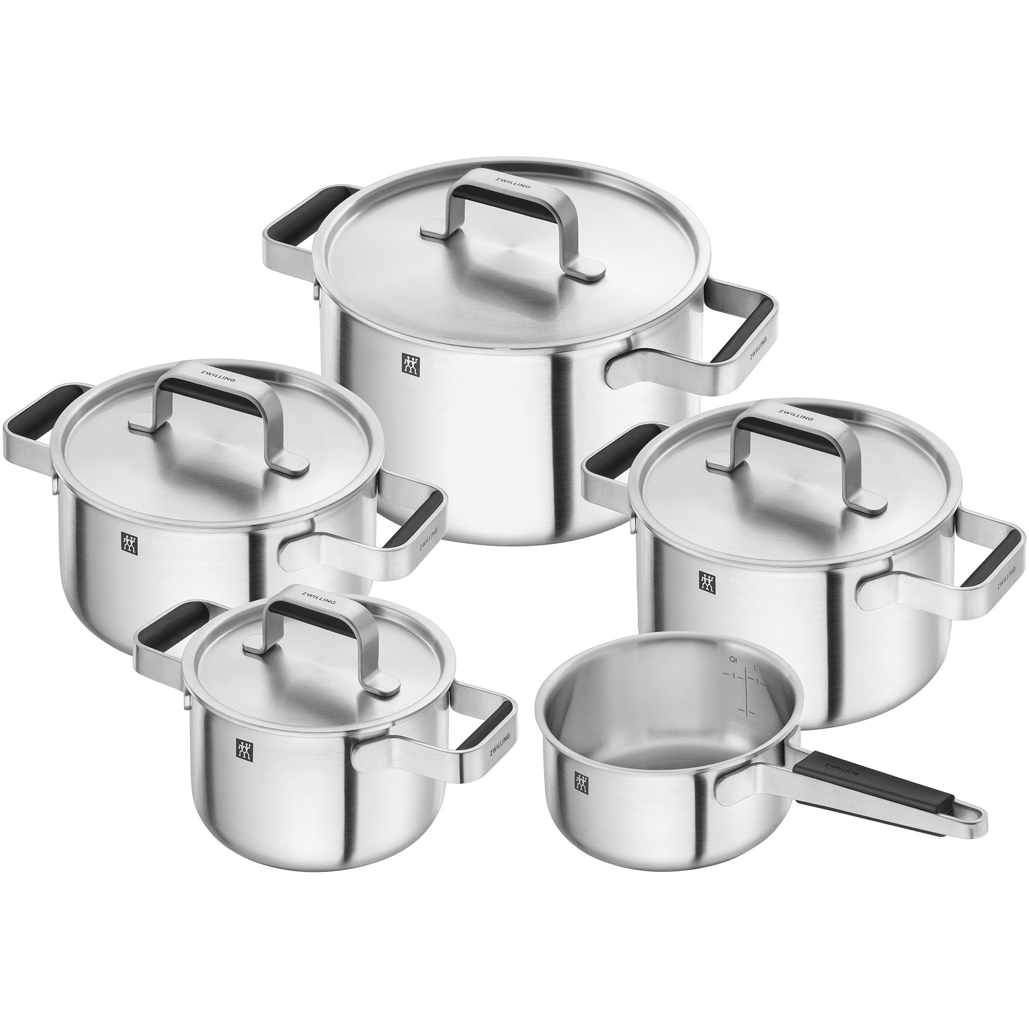Zwilling Pure Grydesæt   Dele     Låg  Rustfrit Stål
