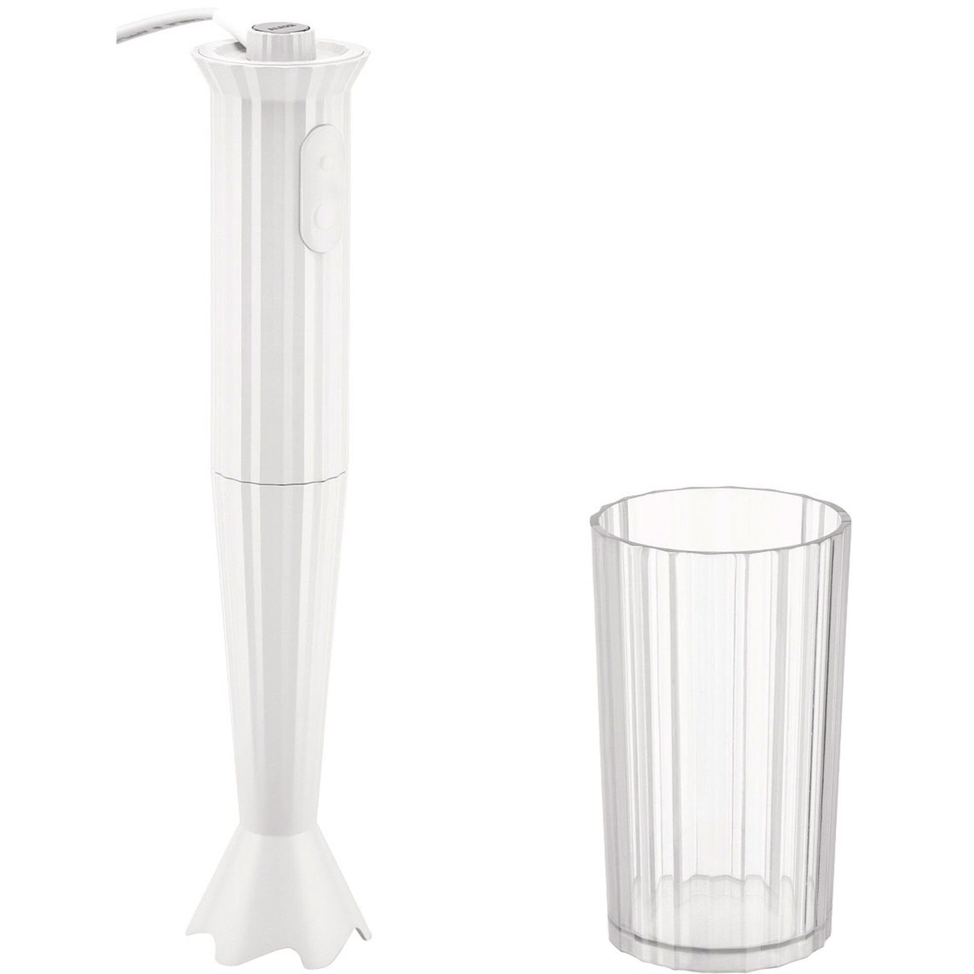 Alessi Mdl10 Plissé Stavblender  Hvid