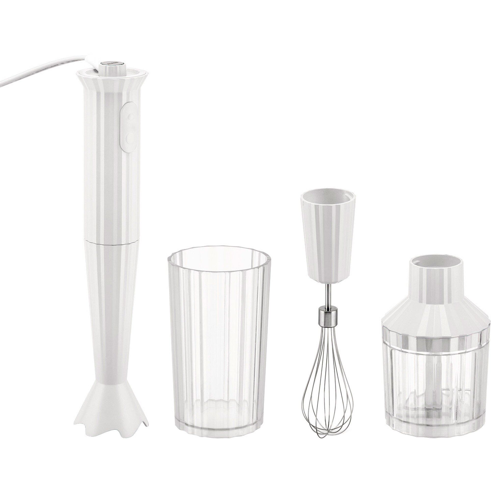 Alessi Mdl10s Plissé Stavblendersæt  Hvid