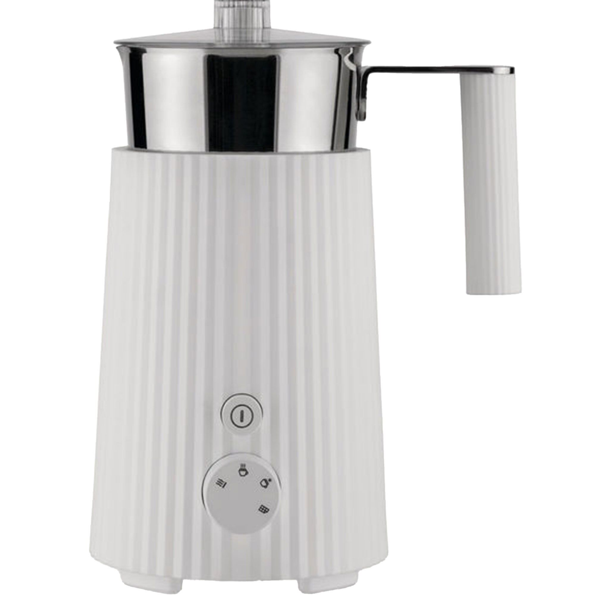 Alessi Plissé Multi-function Mælkeskummer Til Induktion  Hvid