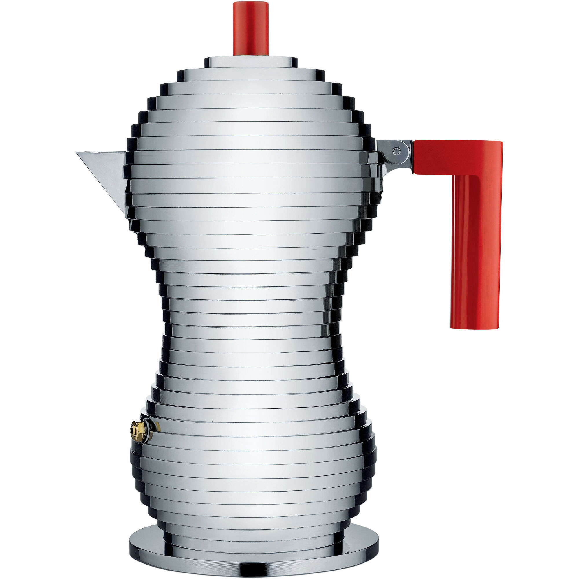 Alessi Pulcina Espressokande 15cl  Rød