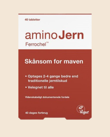 Aminojern Ferrochel Jerntilskud Særligt Testet Til Gravide  40 Tabletter