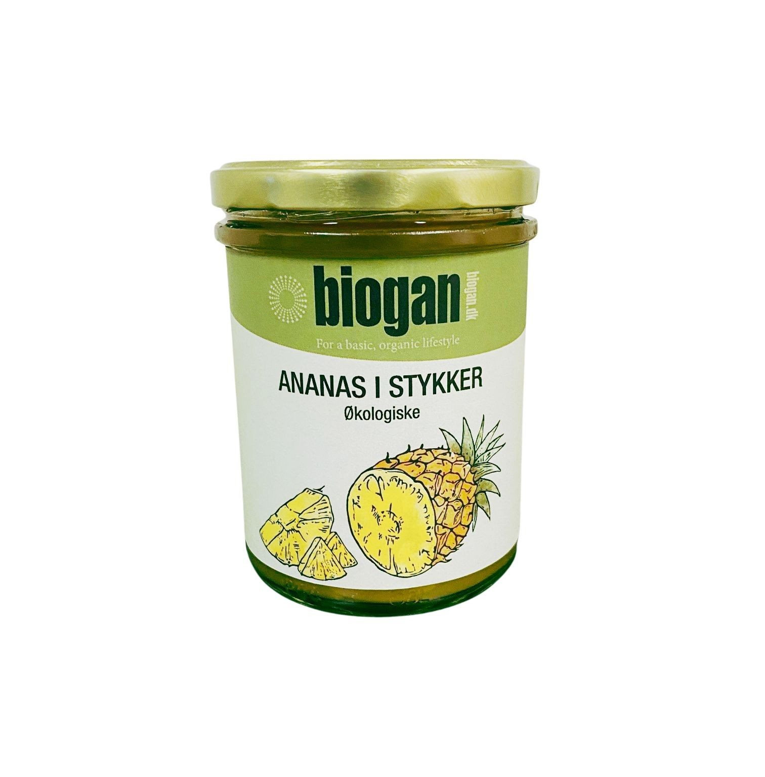 Ananas   Stykker  økologiske