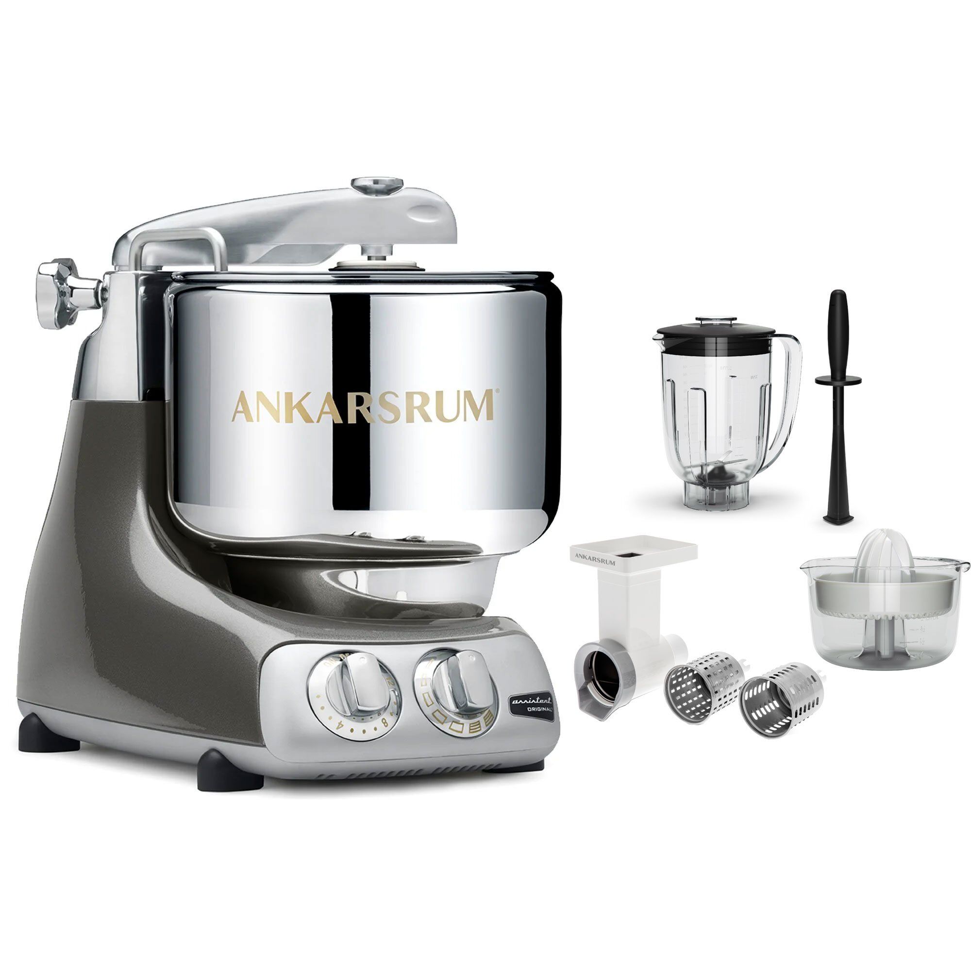 Ankarsrum Akm 6230 Go Green Røremaskine  Black Chrome