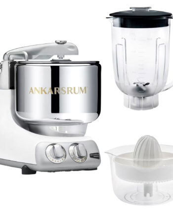 Ankarsrum Assistent Akm6230   Mixerkanna   Citruspress  Glossy White