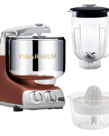 Ankarsrum Assistent Akm6230   Mixerkanna   Citruspress  Rustic Maroon