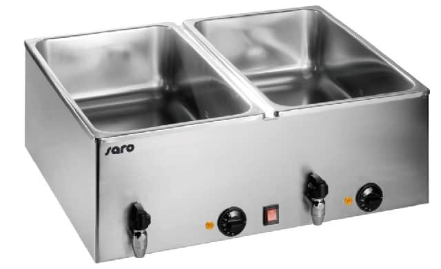 Bain Marie 2x1  4x0   Eller 6x1   Gn  150mm Dyb Saro