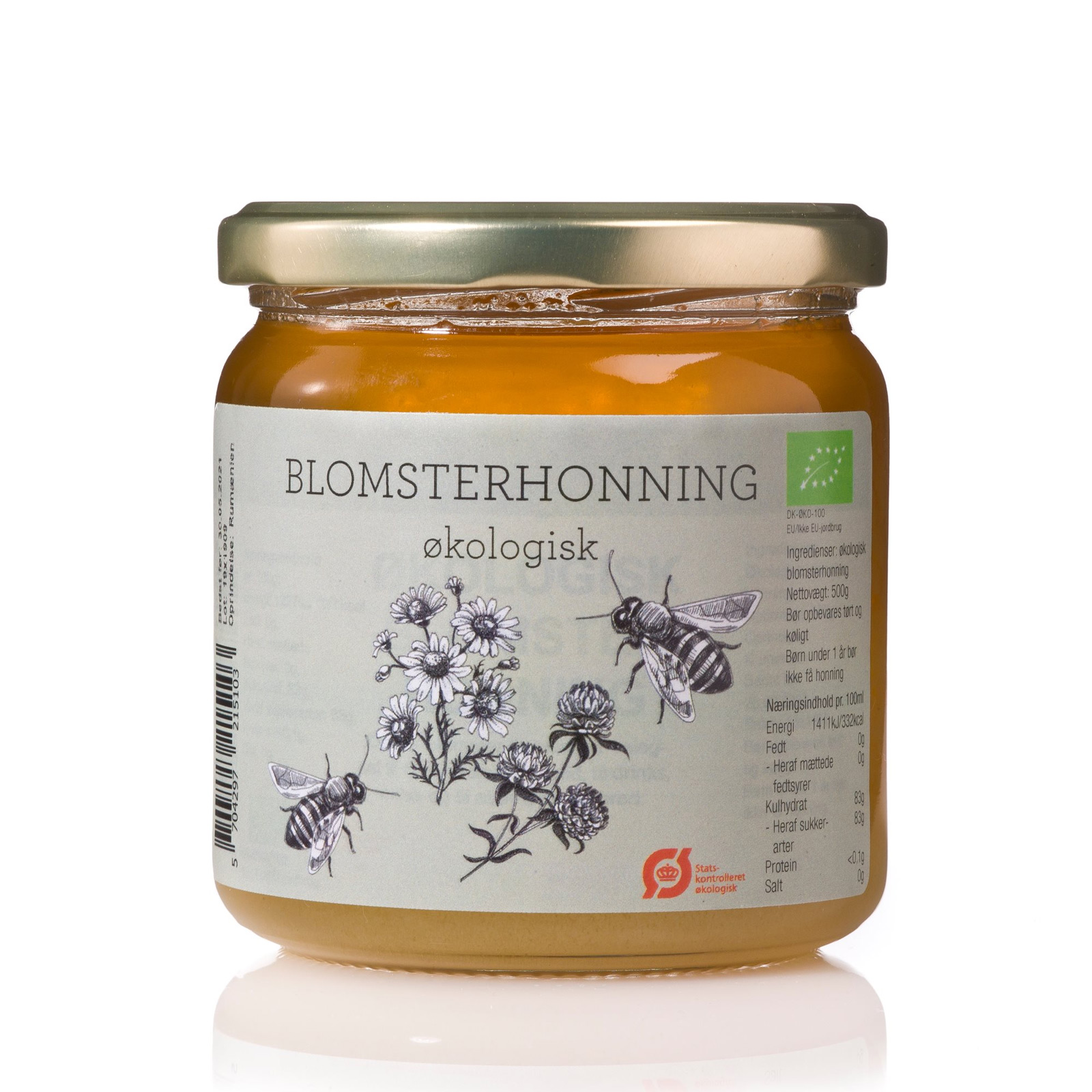 Blomsterhonning 500 Gr  økologisk