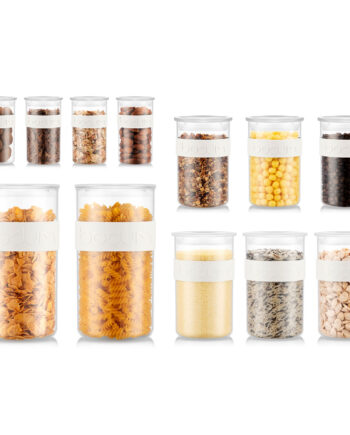 Bodum Presso Opbevaringbeholdere 12 Dele  Hvid