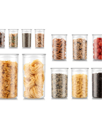 Bodum Presso Opbevaringsbeholder 12 Dele  Transparent
