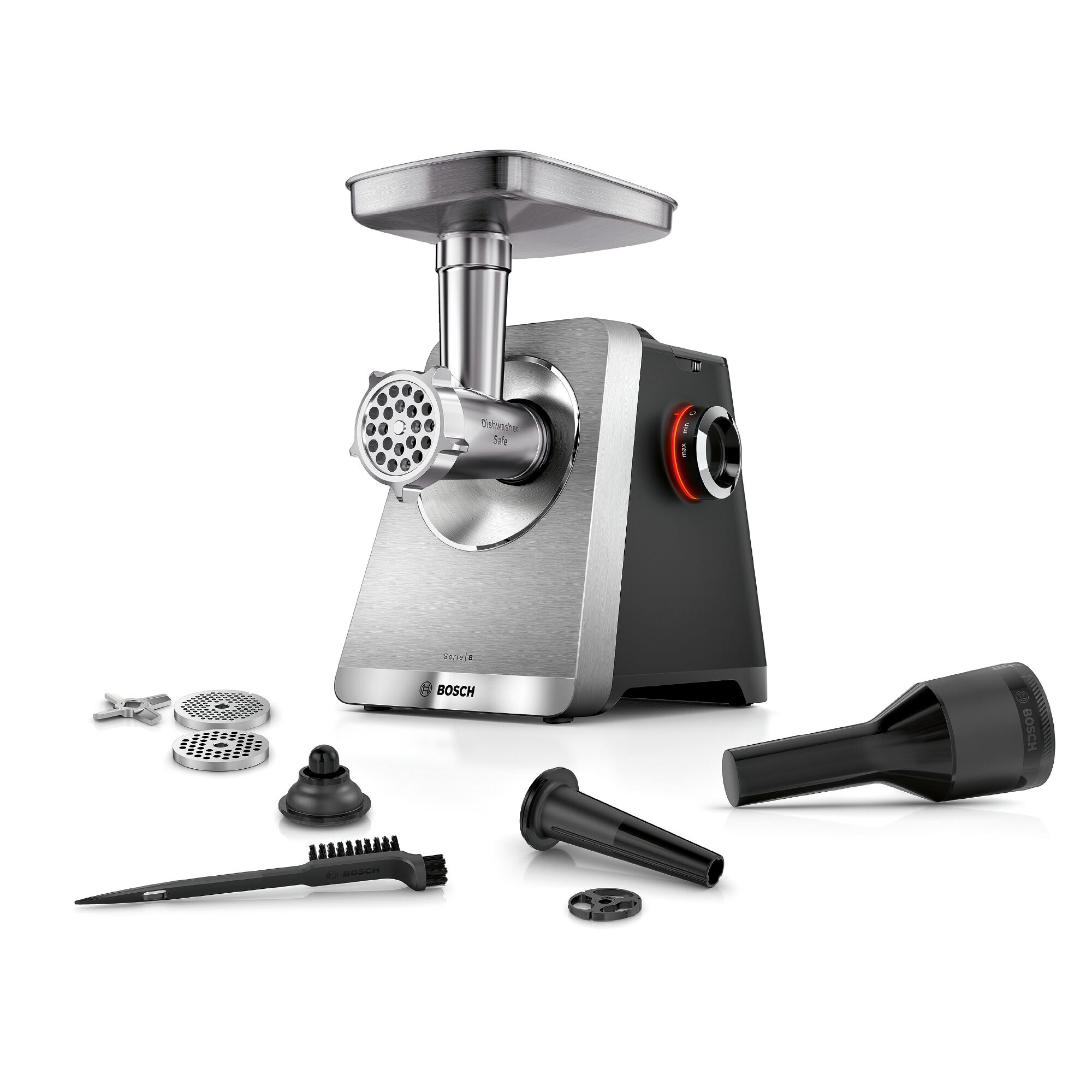 Bosch Multipower Series   Mfws820m Kødkværn  Rustfrit Stål