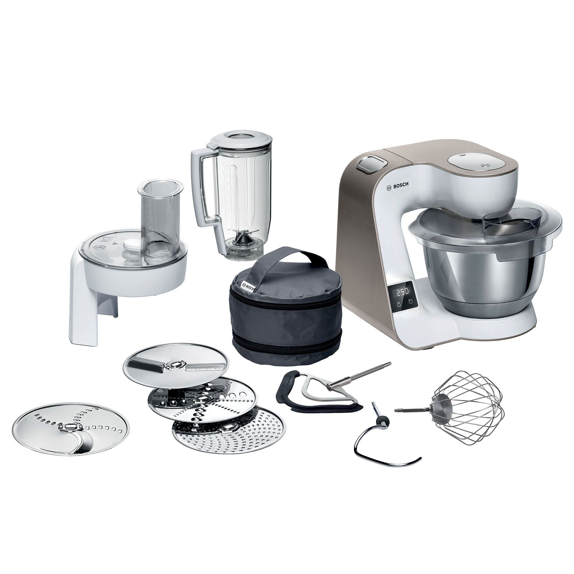 Bosch Mum5xw20 Køkkenmaskine  1000    Hvid Champagne
