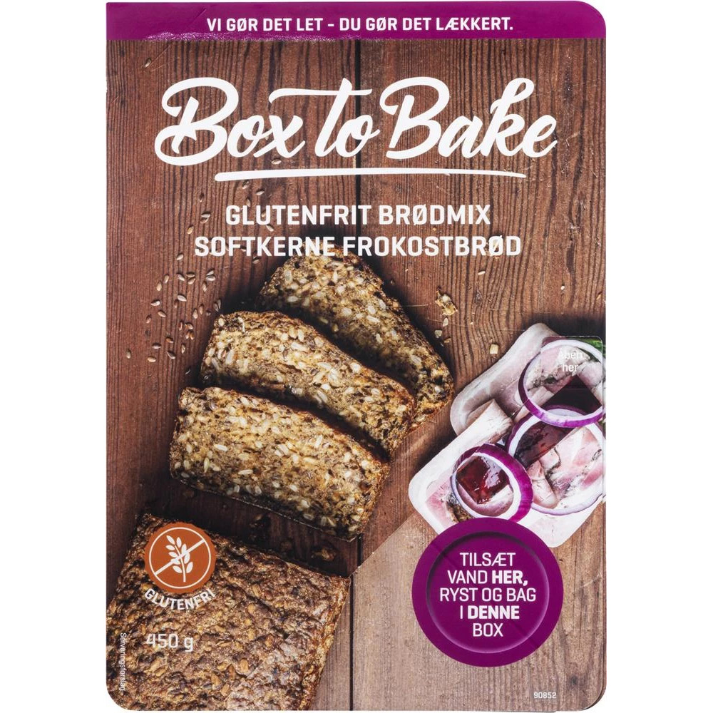 Brødblanding Til Softkerne Frokostbrød  Glutenfri