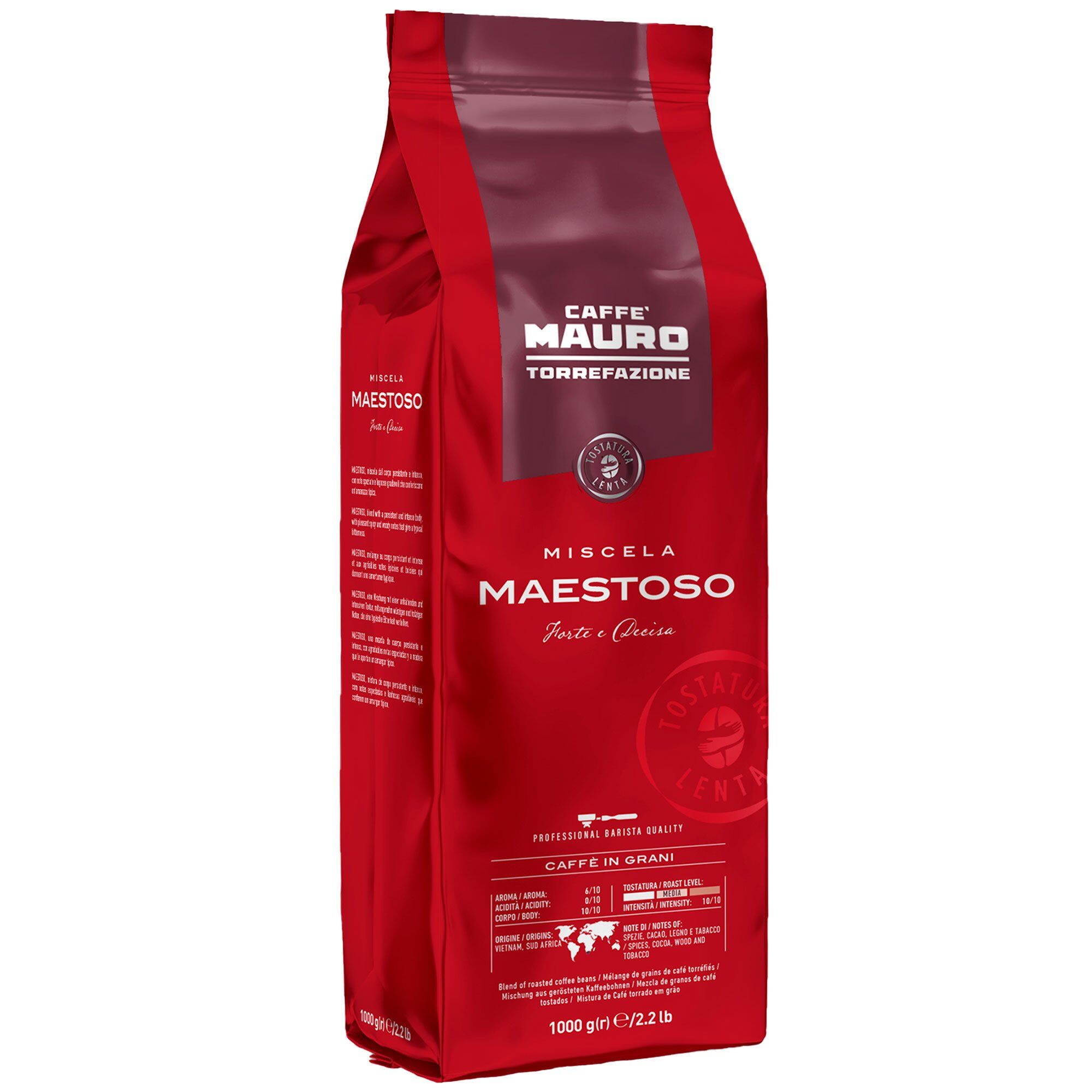 Caffe Mauro Maestoso Kaffebønner   Kg