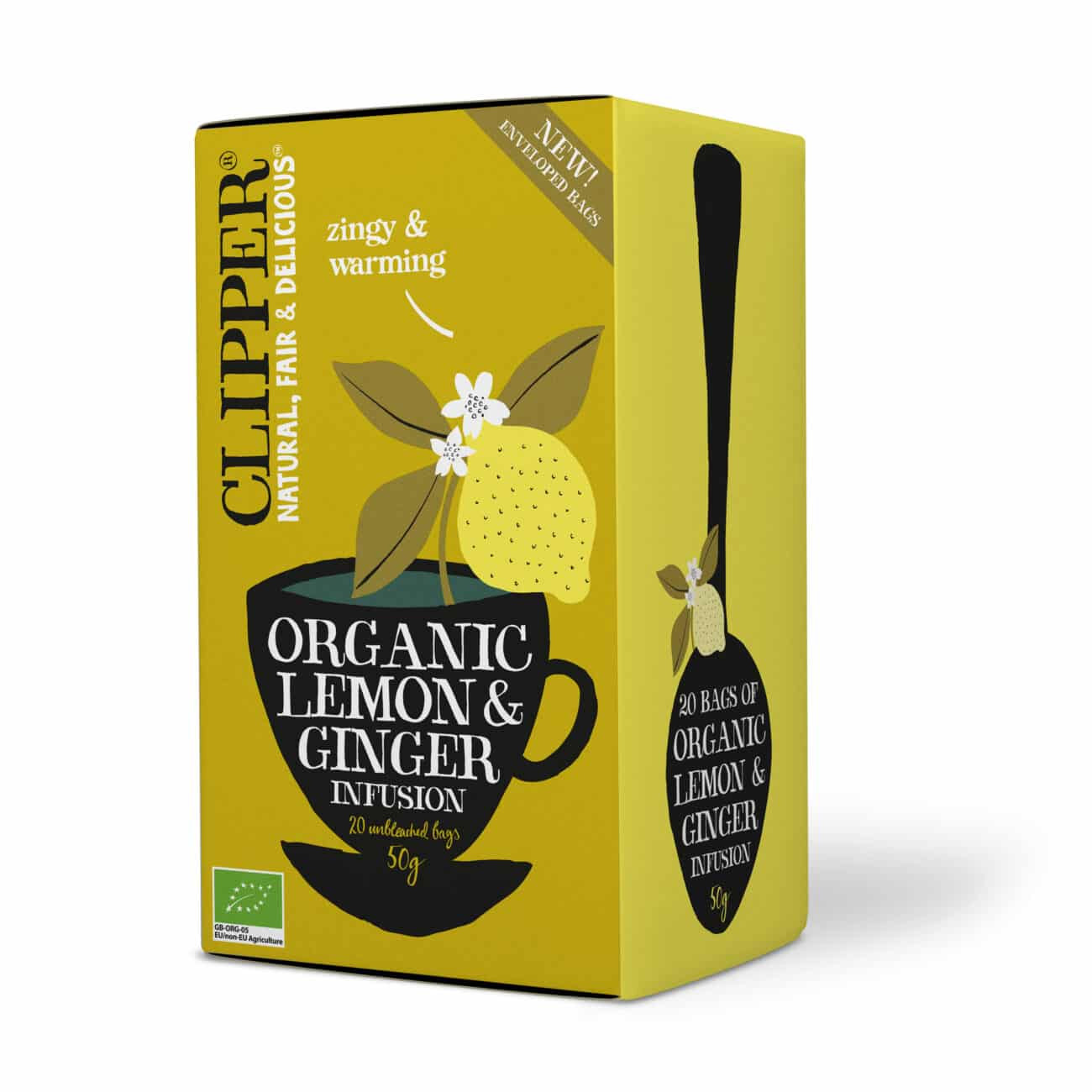 Citron Og Ingefær Te økologisk