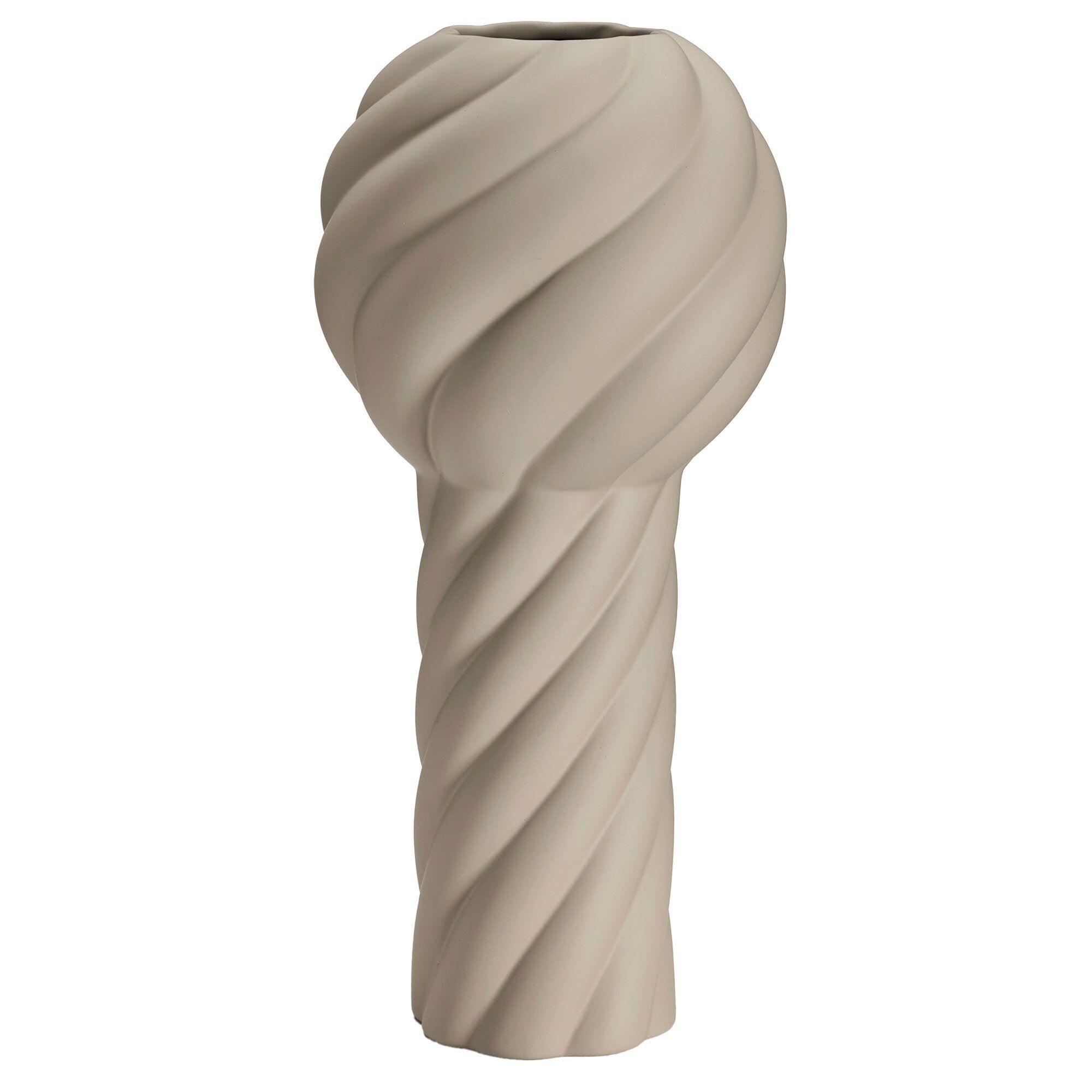 Cooee Design Twist Pillar Vase 34 Cm  Sand