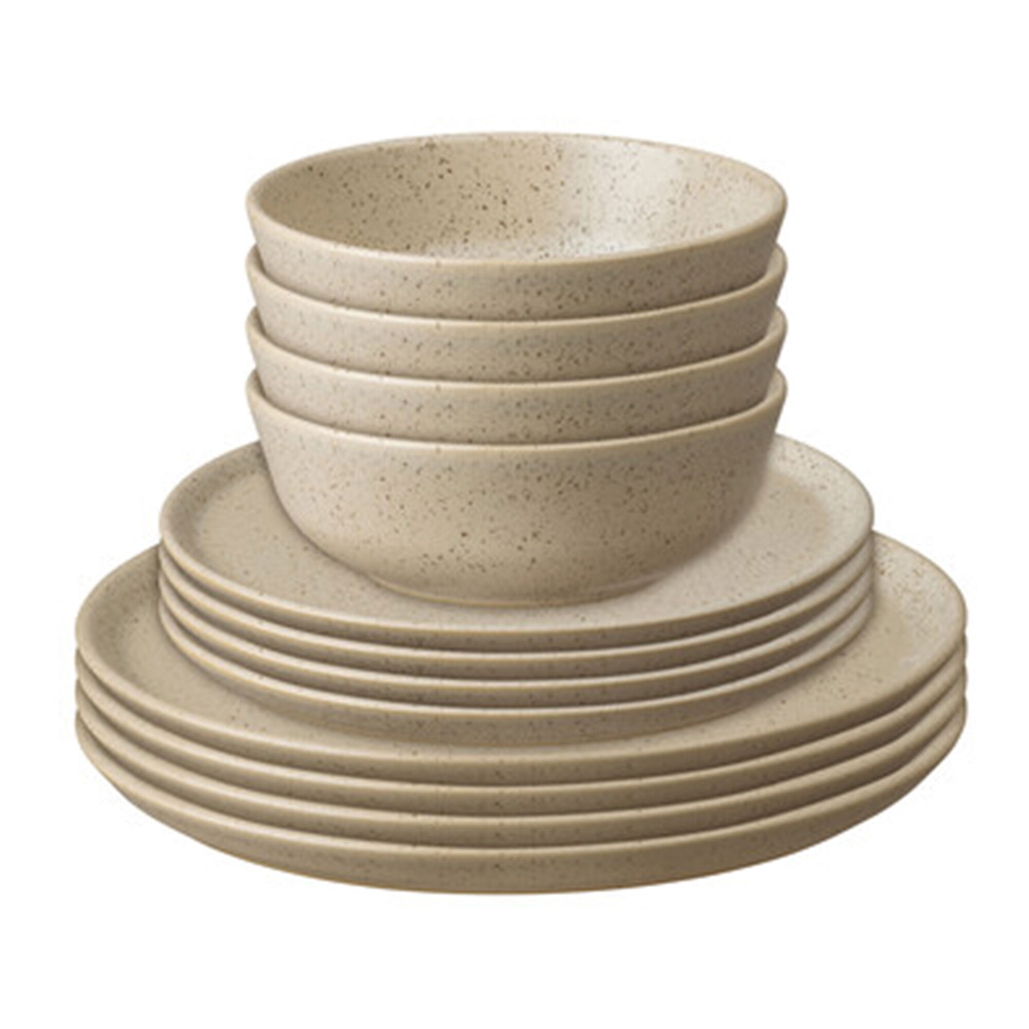 Denby Grain Wheat Servisesæt 12 Dele  Hvid