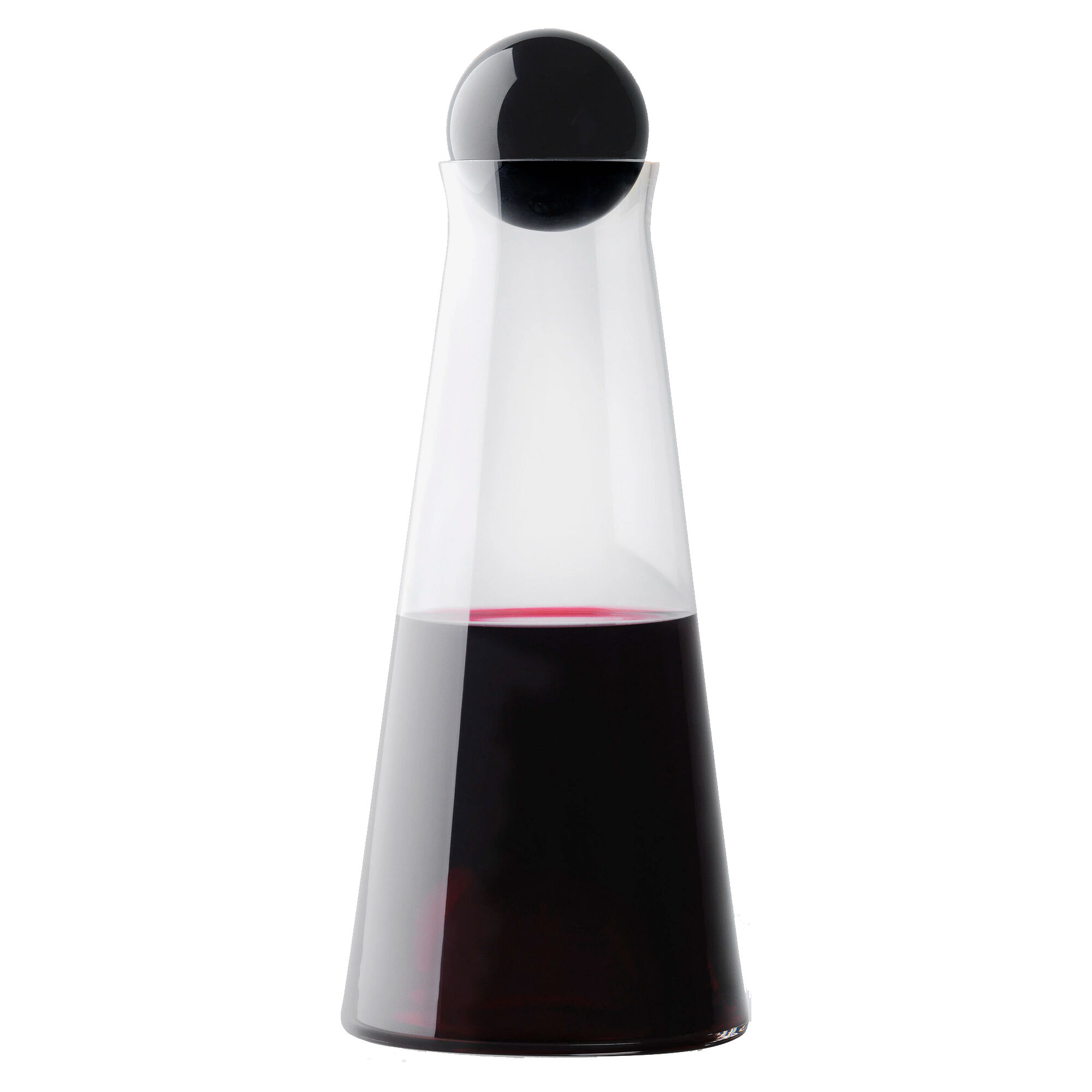 Design House Stockholm Fia Karaffel   Liter  Klar Sort