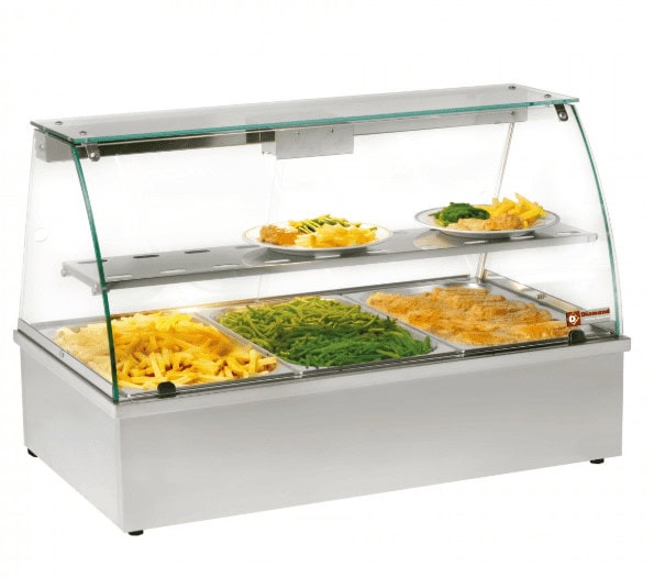 Diamond Varmemontre Med Bain Marie 3x Gn