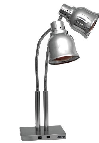 Dobbelt Varmelampe Plc500 Infarød Saro