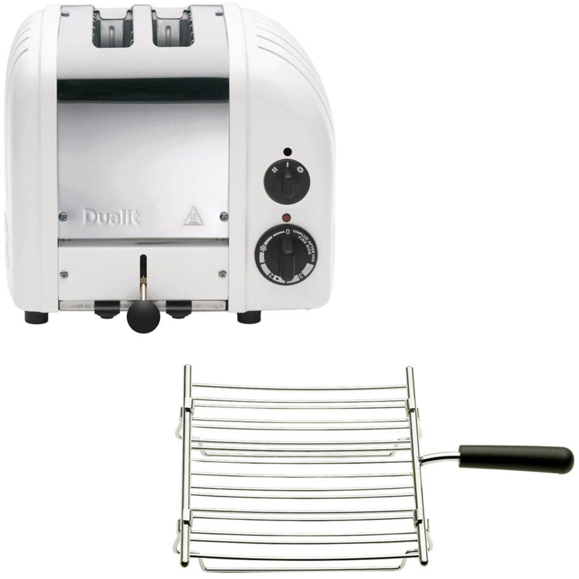 Dualit Brødrister Classic   Skiver Med Grillfunktion  Hvid