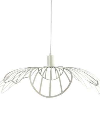 Dyberg Larsen Blumen Pendellampe  Pearl White