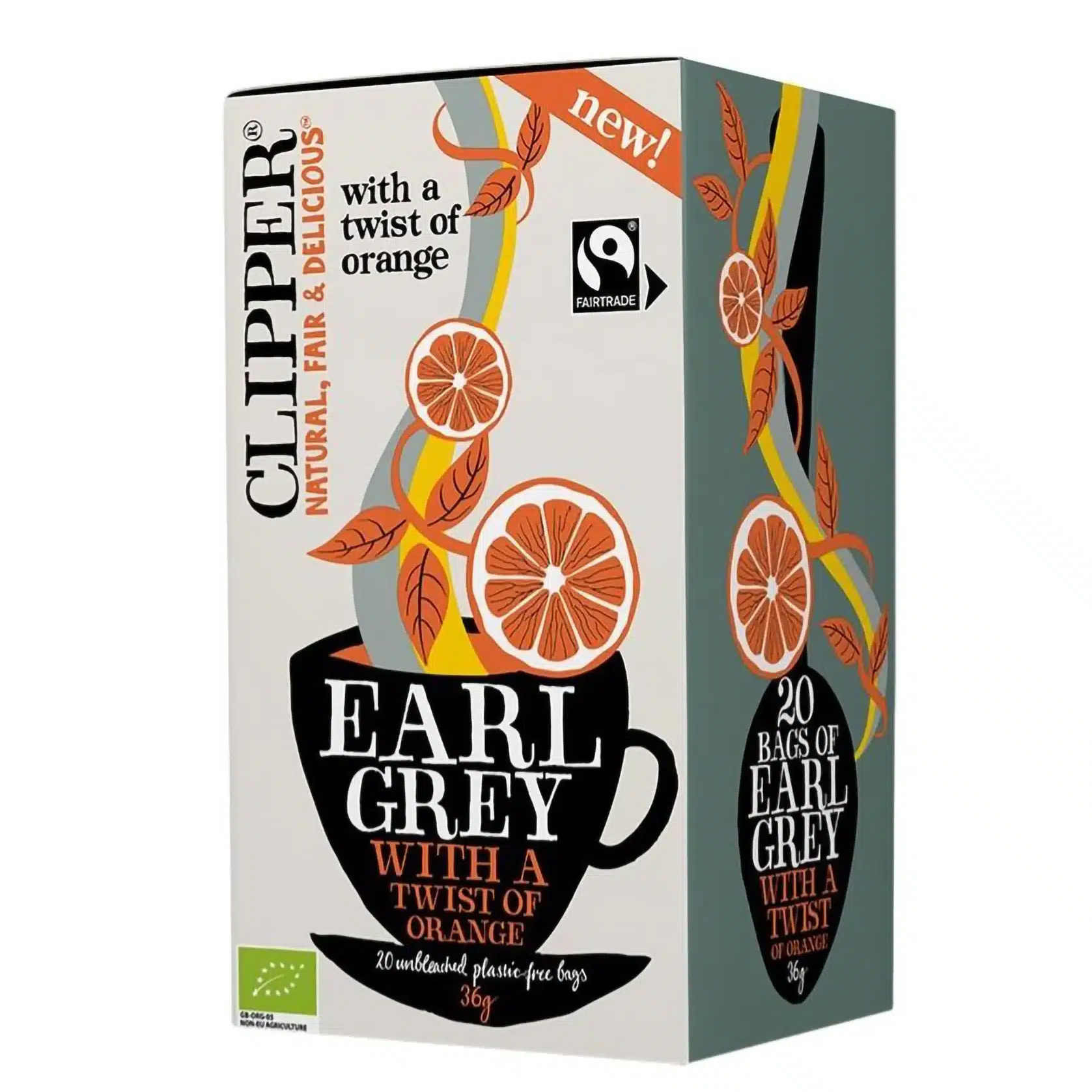 Earl Grey Te Med Appelsin økologisk
