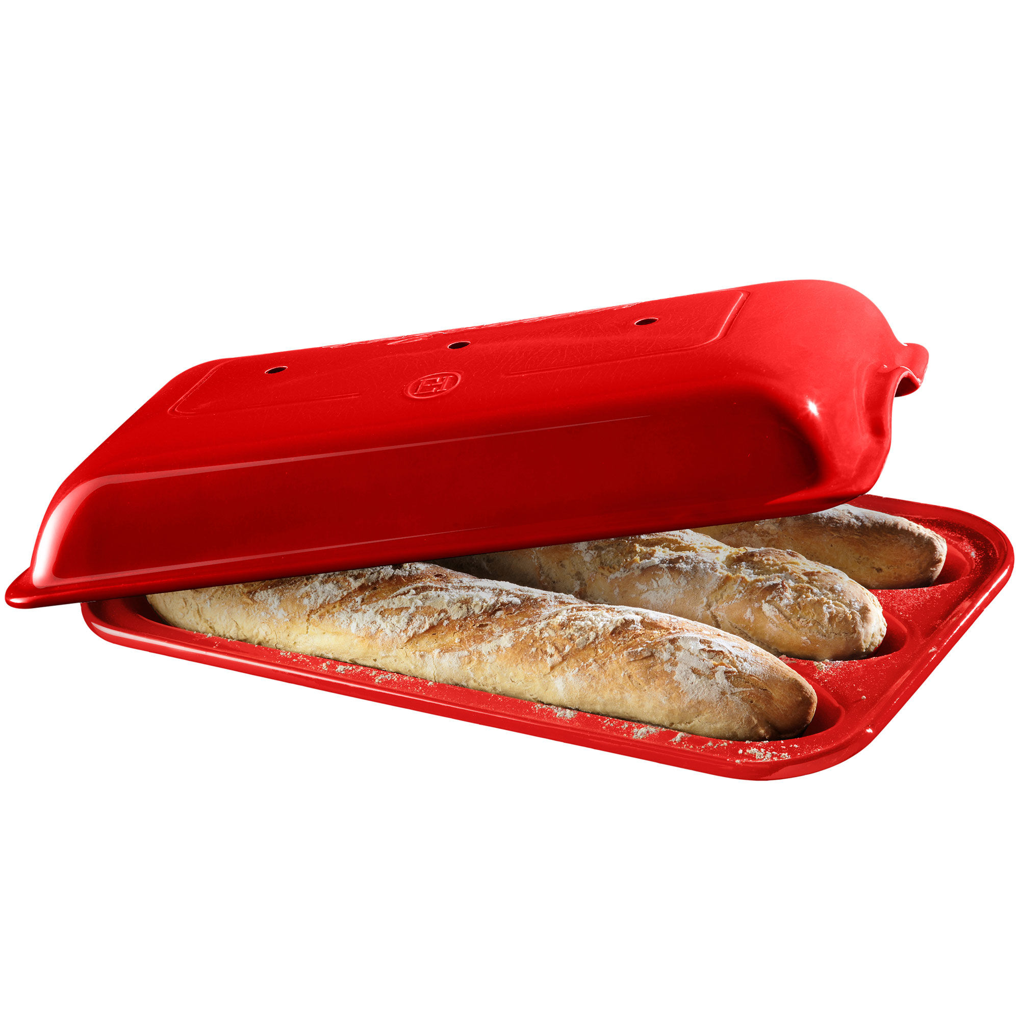 Emile Henry Baguetteform  Rød