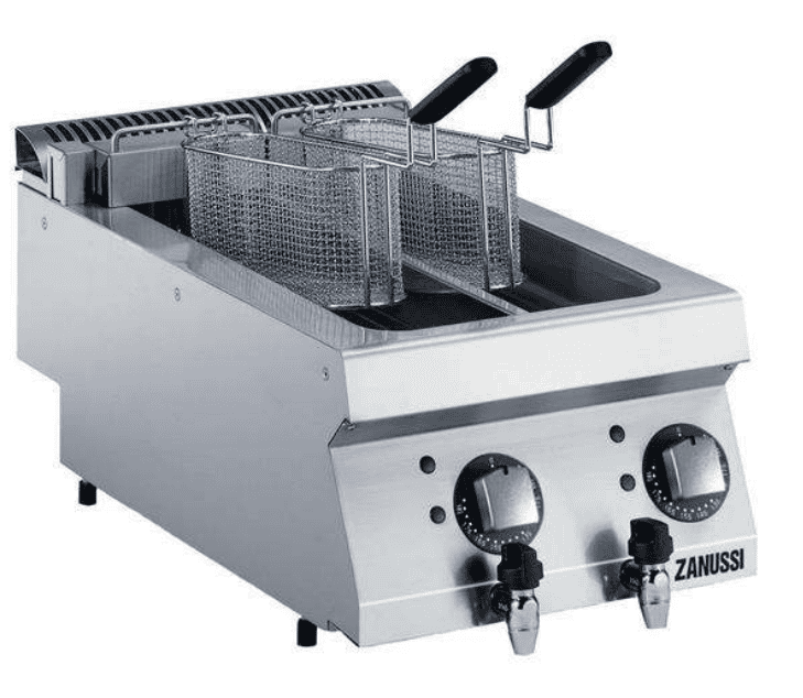 Friture Dobbelt Elektrisk Bordmodel 2x5 Liter Zanussi