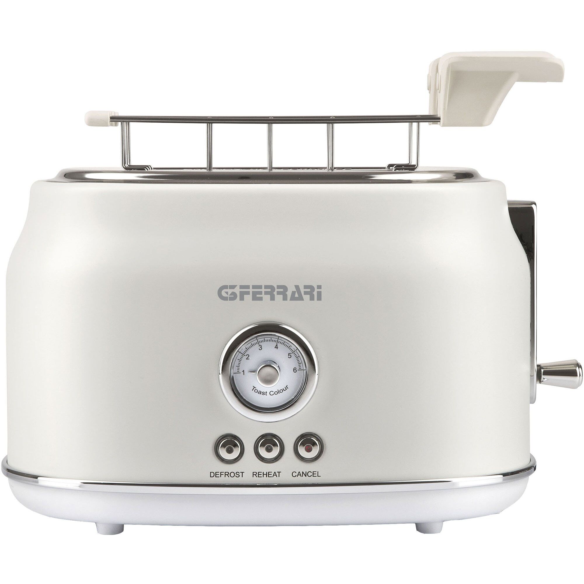 G3 Ferrari Artista Brødrister   Skiver  Hvid