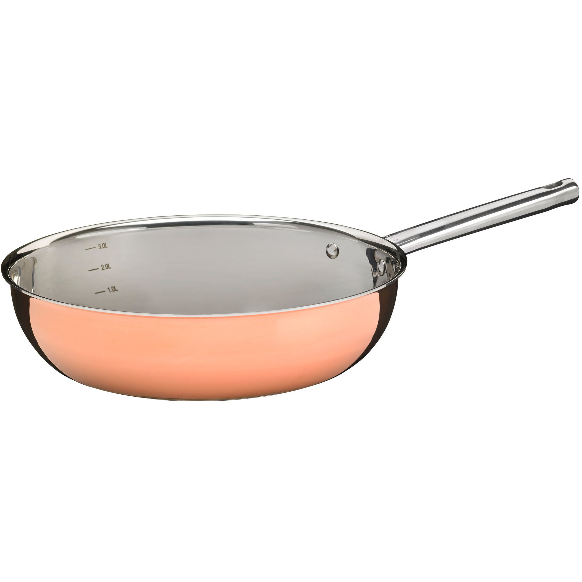 Sauterpande 28 Cm Kobber