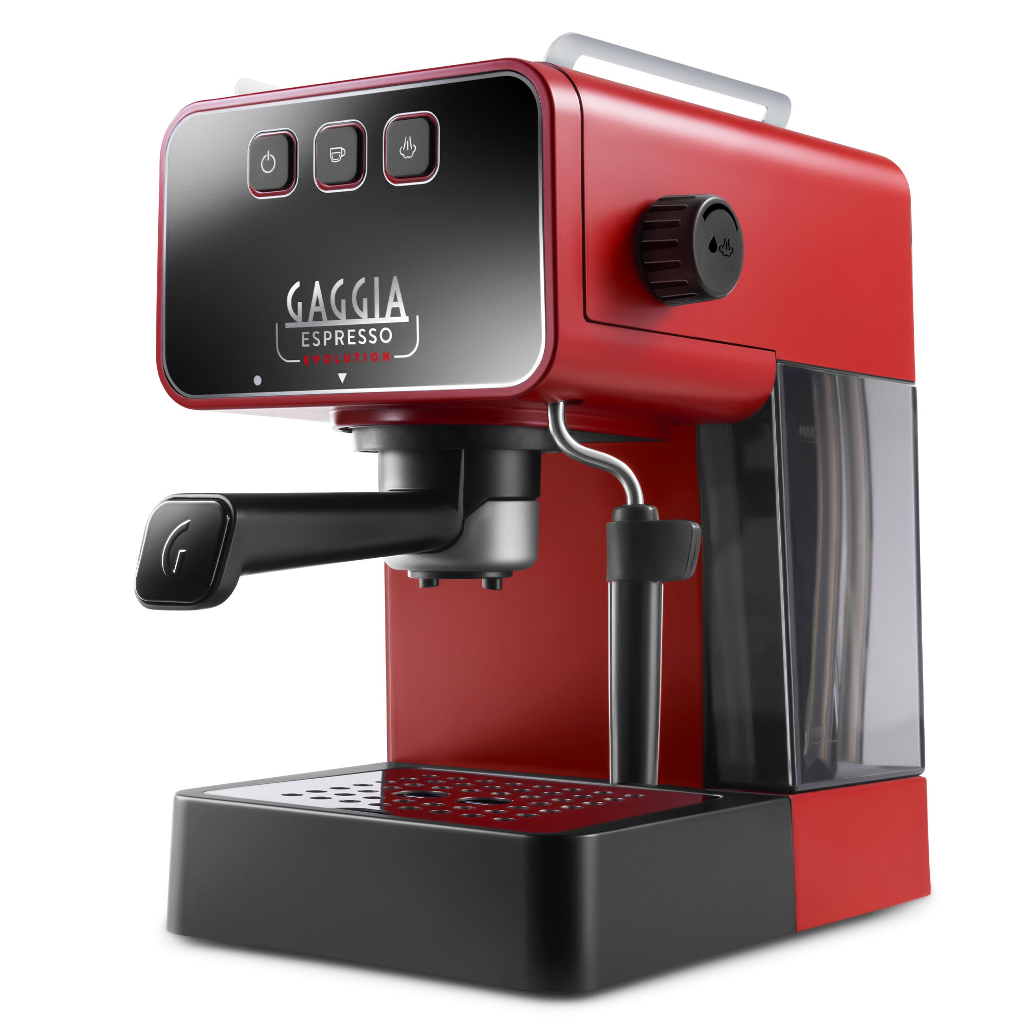 Gaggia Espresso Evolution Manuel Espressomaskine  Lava Rød