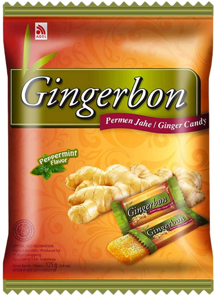 Gingerbon Ginger Candy Pebermynte 125