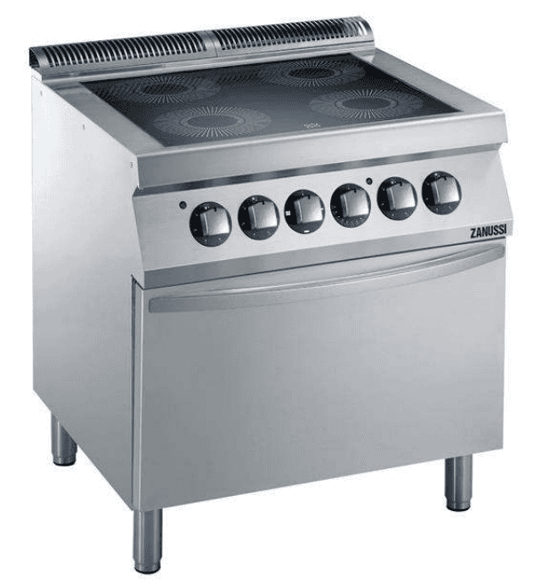 Glaskeramisk Komfur   Kogezoner Elektrisk Ovn Evo 700  Zanussi